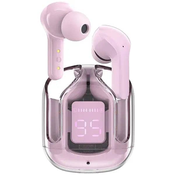 Air 31 TWS Transparent Earbuds | White, Black, Green, Blue,Pink