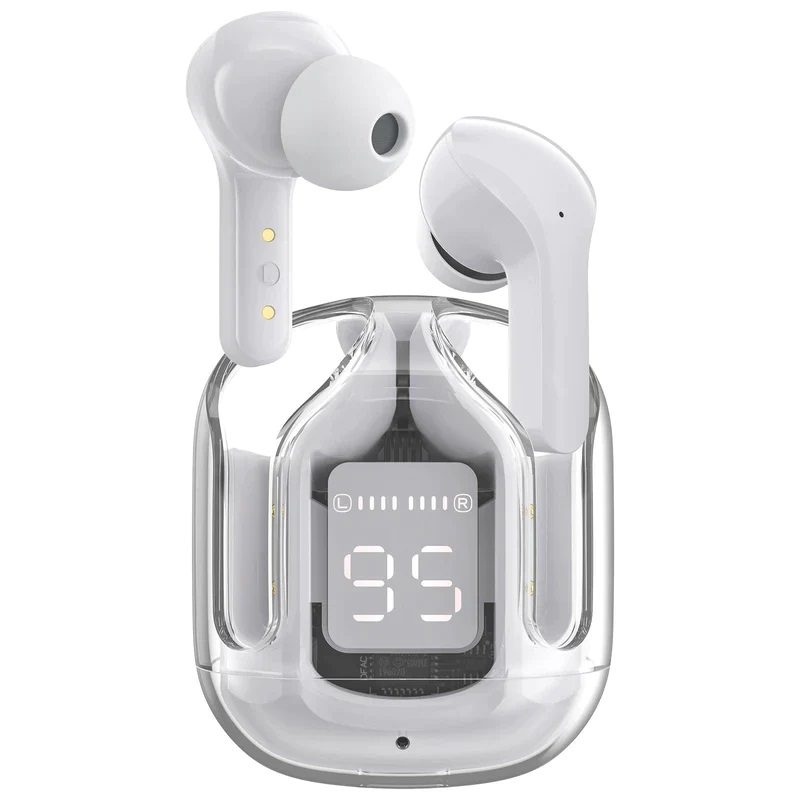 Air 31 TWS Transparent Earbuds | White, Black, Green, Blue,Pink