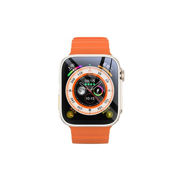 Ts8 Ultra Series 8 Men Women Bluetooth Call Heart Rate Sport Smartwatch WITH FITPRO APP ORANGE